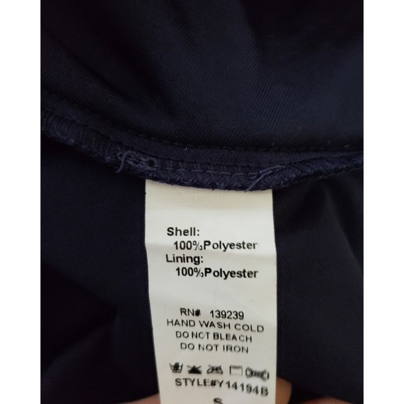 Do+Be Off Shoulder Blue Velvet Blouse Large - Picture 6 of 6